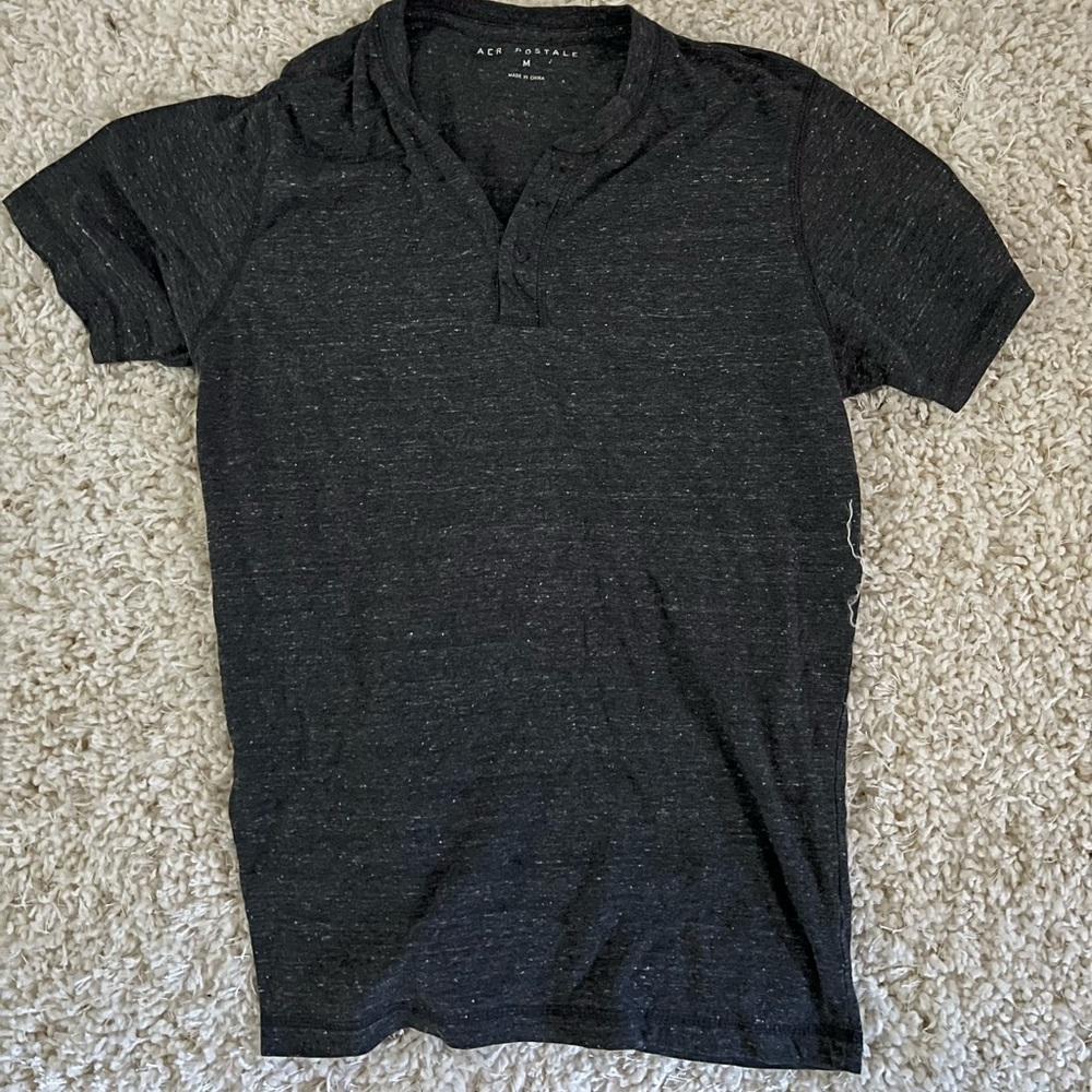 Heather grey Henley